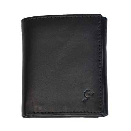 Smart Trifold Wallet with RFID Blocking - Black