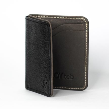Slim Wallet, Stylish, Minimalist, Practical - Black+Gray