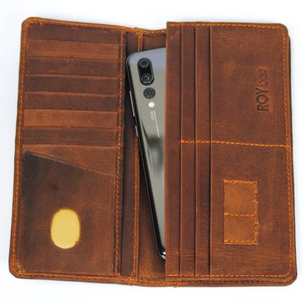 Long Wallet with Mobile Pocket