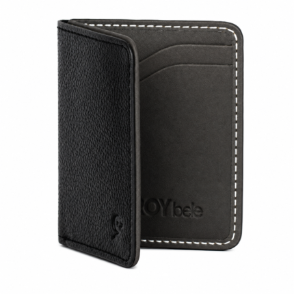 Slim Wallet, RFID Blocking, Stylish, Minimalist, Practical - Black+Gray